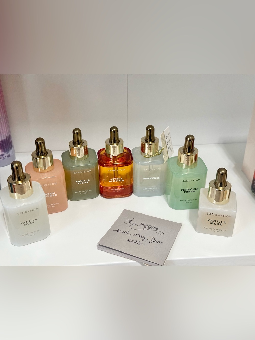 SAND+FOG Assorted Scented Body Oils BUNDLE